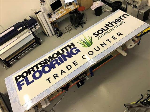 Portsmouth Flooring Sign